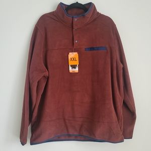 32 Degrees 1/4 snap fleece men's pullover. Size 2XL